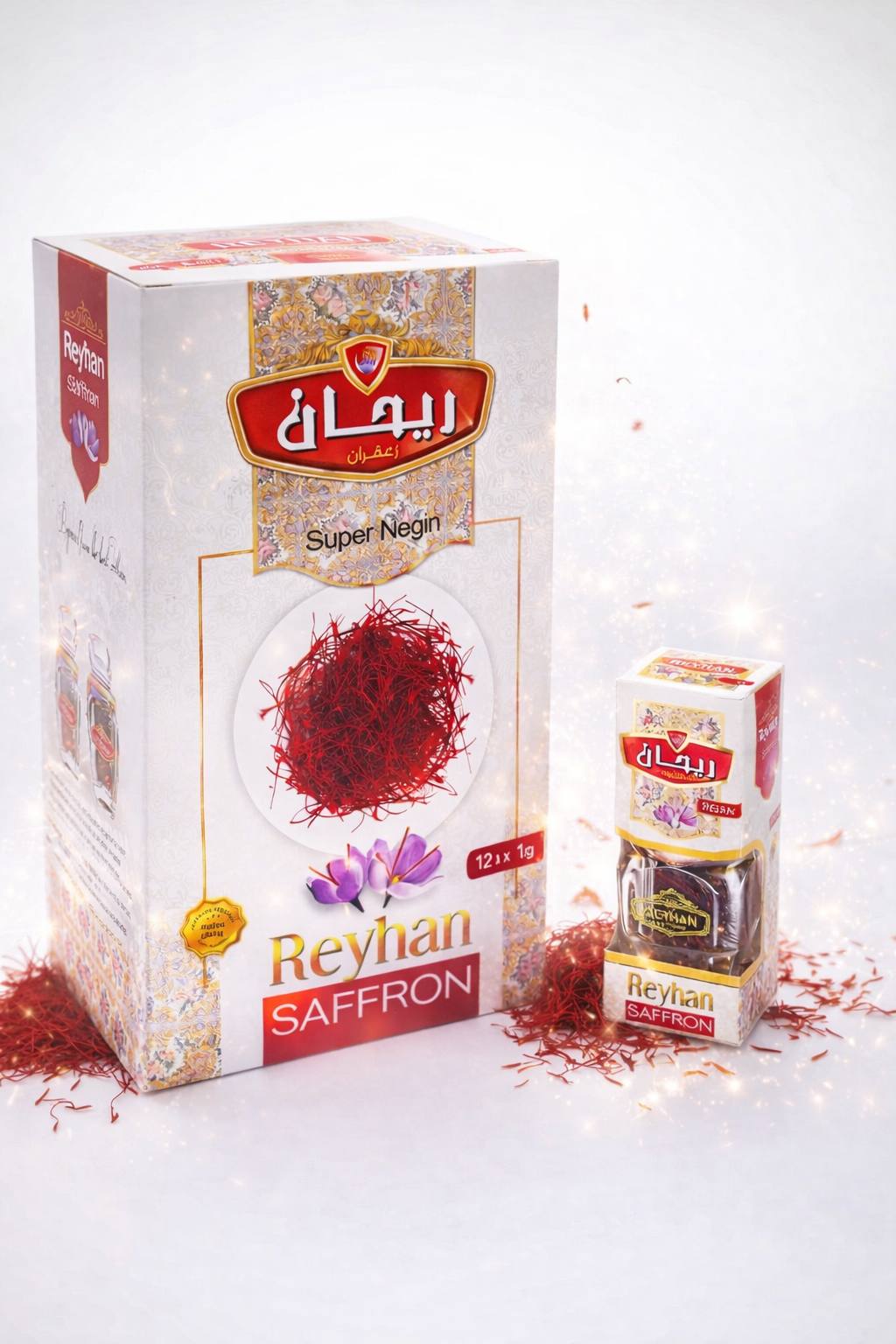 SAFFRON SUPER NEGIN IRANIAN 1G*12PCS زعفران نغين - عبوة كوهر
